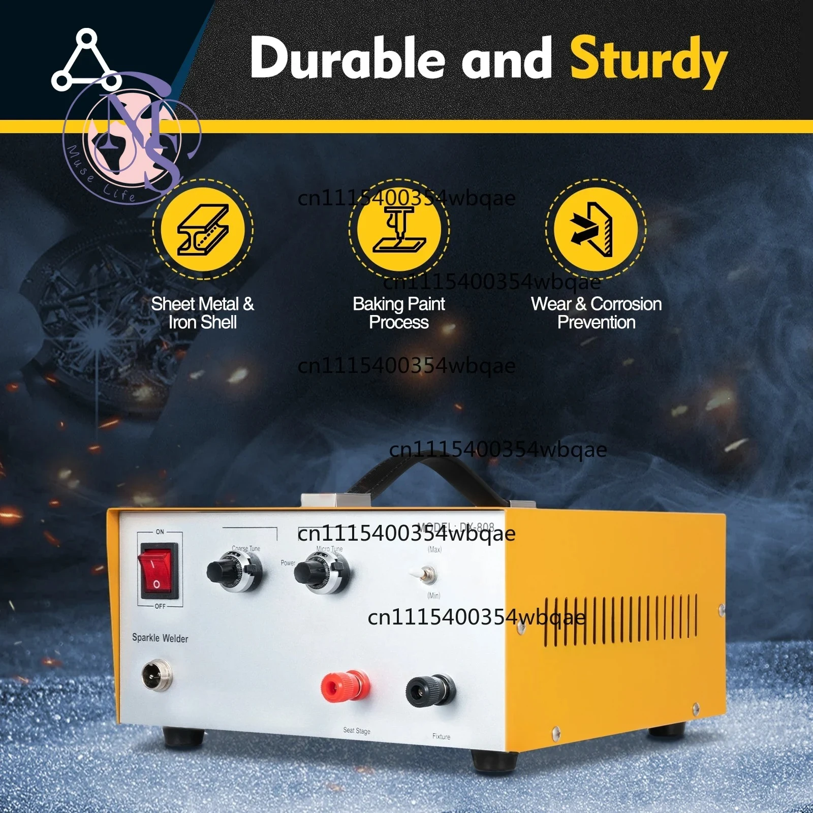 ZOCI-FOR-390W Jewelry Spot Welder 1-80A Adjustable Pulse Arc Welder with Foot Pedal for Gold Silver Repair, Replacement Parts