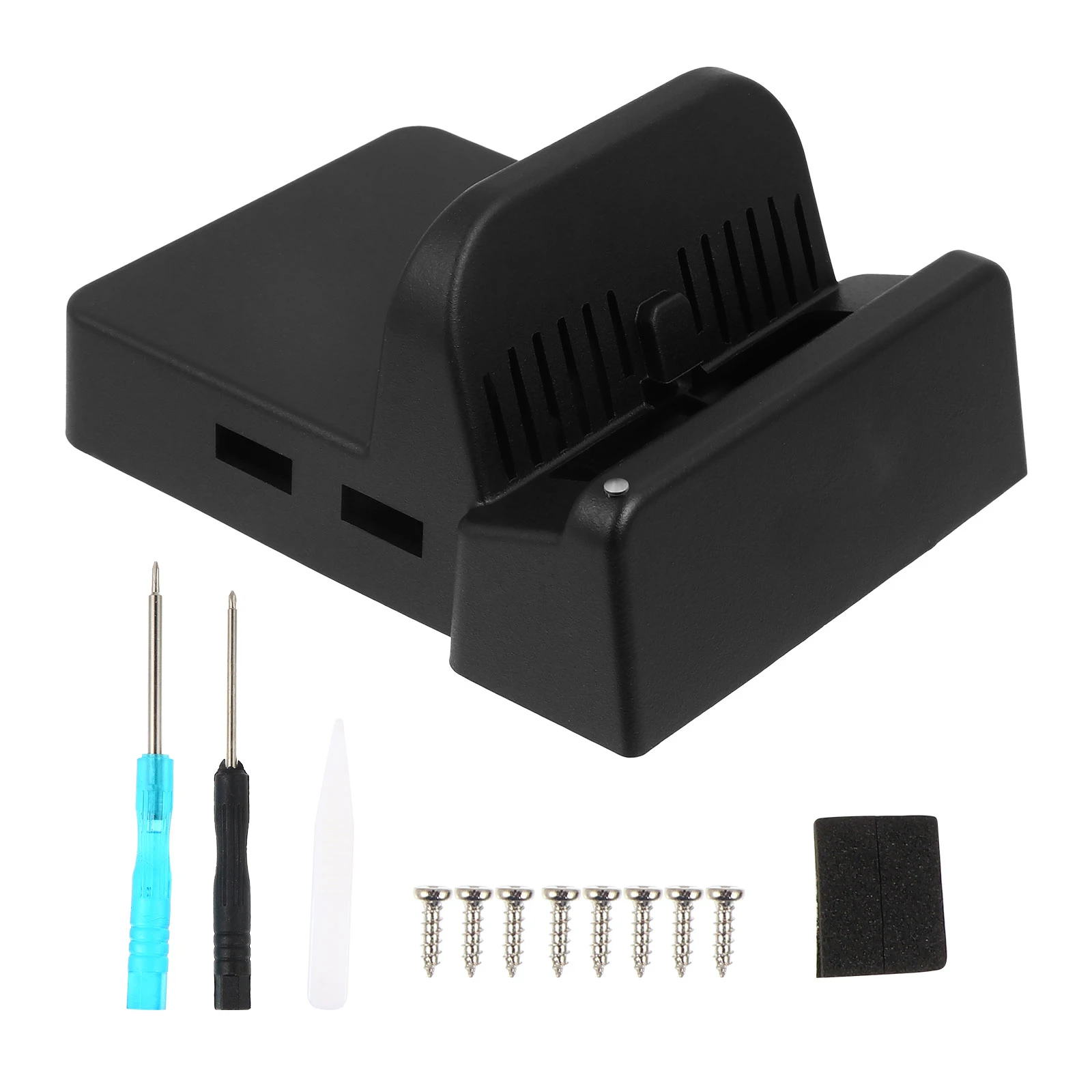 

1 set Cooling Base Docking Station for Pocket Plastic Shell Replacement Portable Stand DIY Game Buffer for