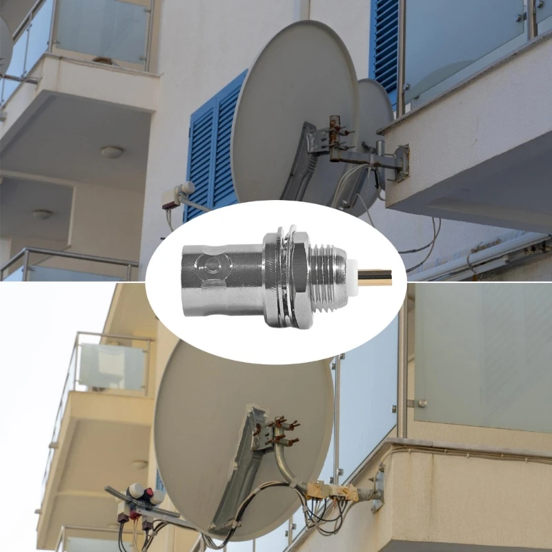 Adaptador Connetor cobre BNC 50KY 12,5 qualidade para conexão sinal estável