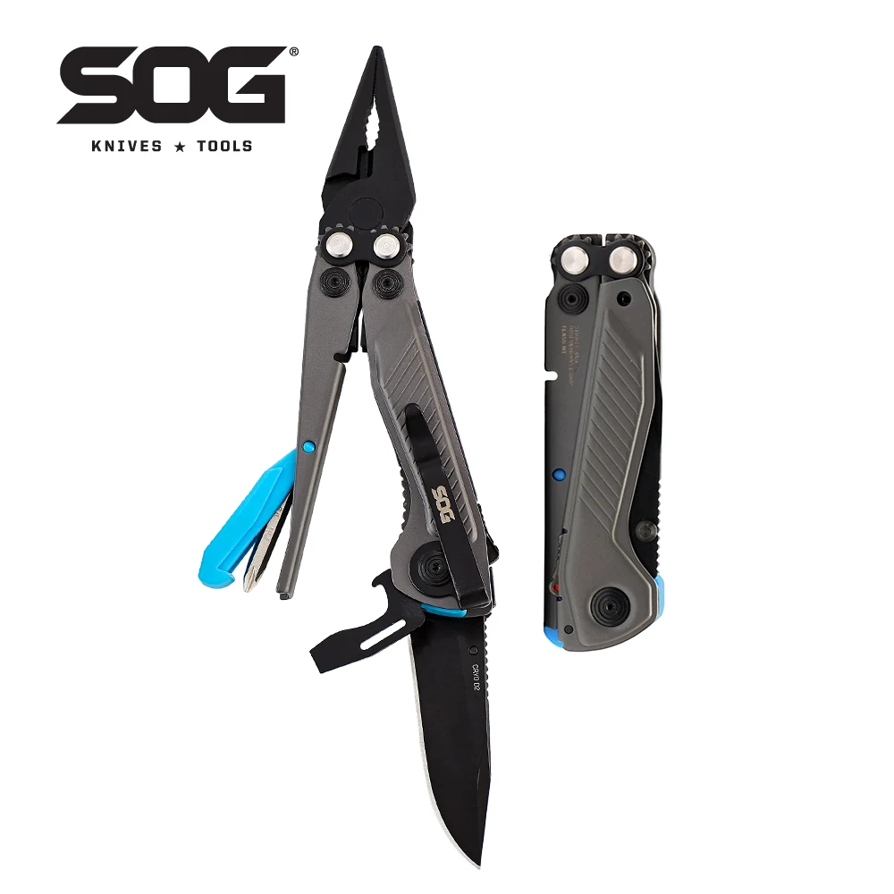 

SOG 7 в 1, многофункциональные плоскогубцы MT, инструменты EDC, складной нож, портативный карманный уличный инструмент для самообороны, выживание для кемпинга