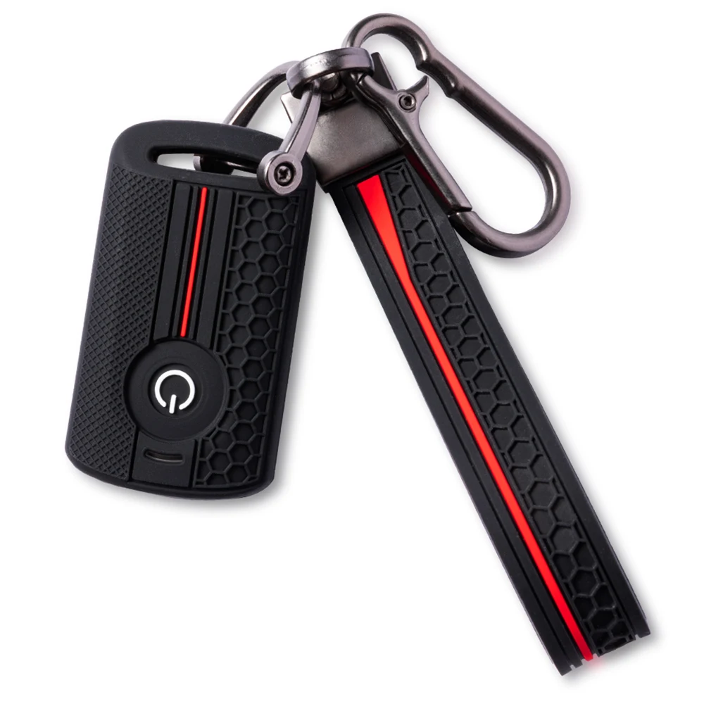 For YAMAHA XMAX 400 300 250 125 NMAX 125 155 NVX 155 2025 Aerox Jaun Tmax Tech Max Silicone Remote Key Cover Case Key Keychain
