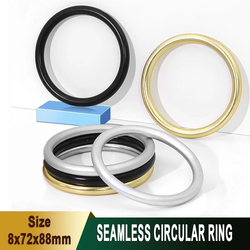 1/2/5PCS Colorful Aluminum Round Shape Purse Sewing Frame DIY Bag Handles For Bag Making Purse Handles Replacement Crochet Bag