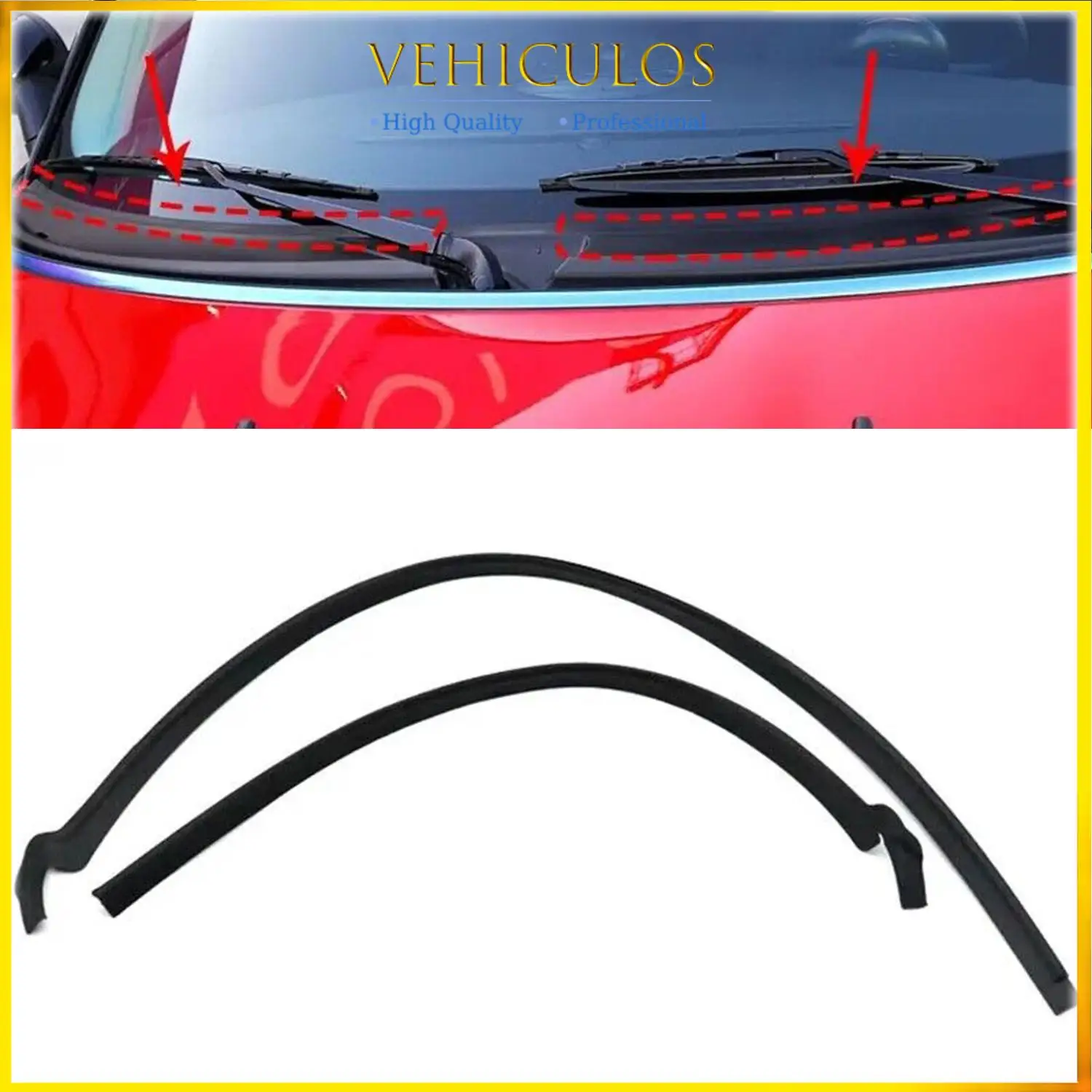 

2 шт. 51132751209 51132751210 Новый фартук на капот лобового стекла, уплотнительная накладка для Mini Cooper R55 R56R57 2007-2015, автозапчасти