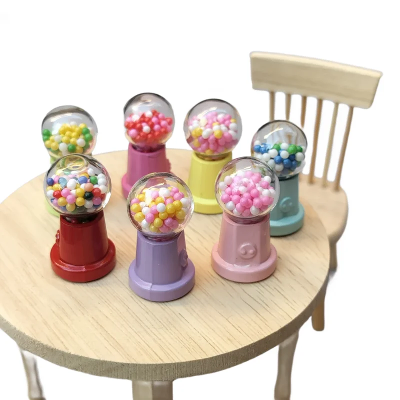 Doll House Diy mini Candy machine for stores shop display accessories  1/12 Bjd Doll drink tea milk