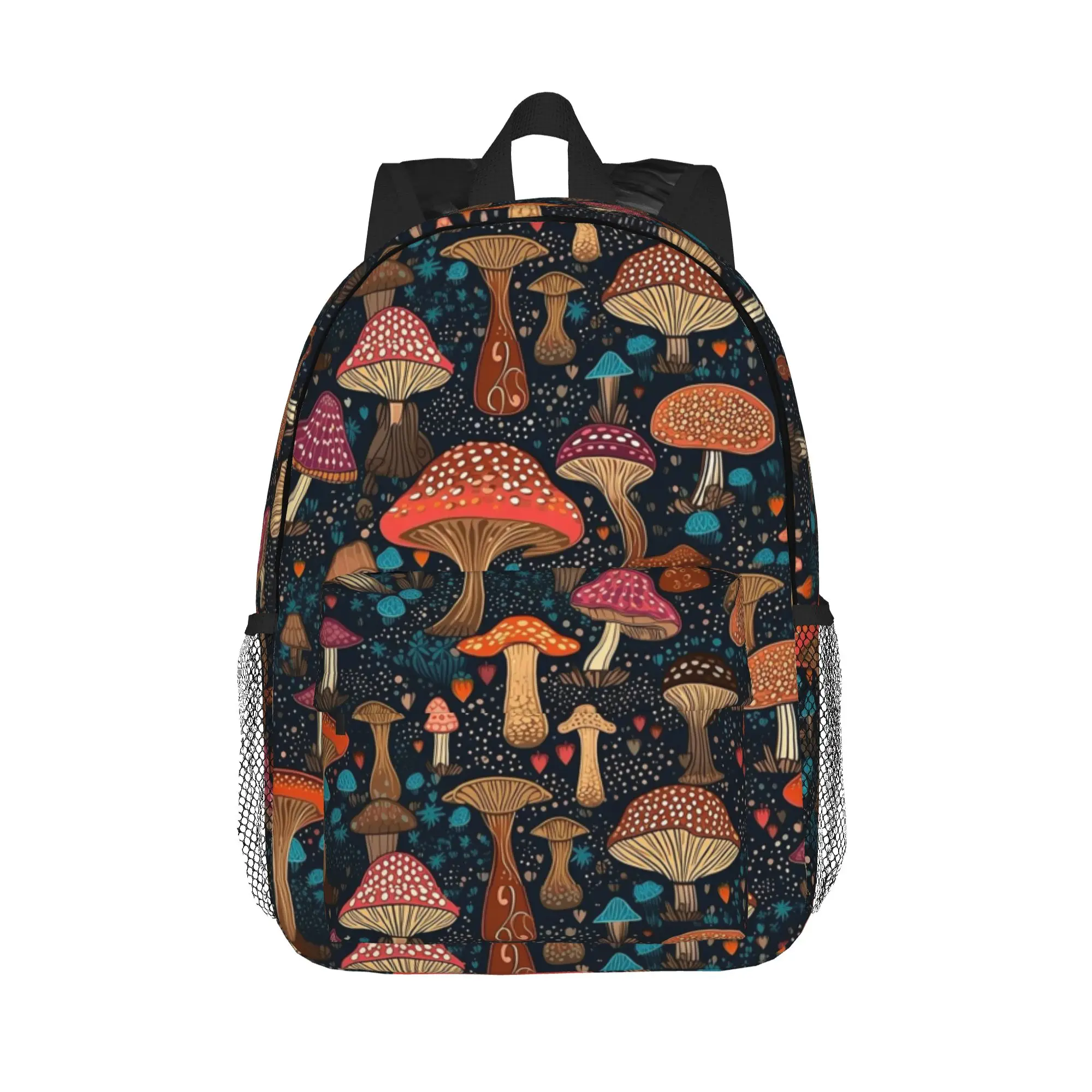 Psychedelic Magic Mushrooms Print Lava Backpack Hot Sale Daypack Boys Girls BookBag Shoulder Bags for Men Women School Bag