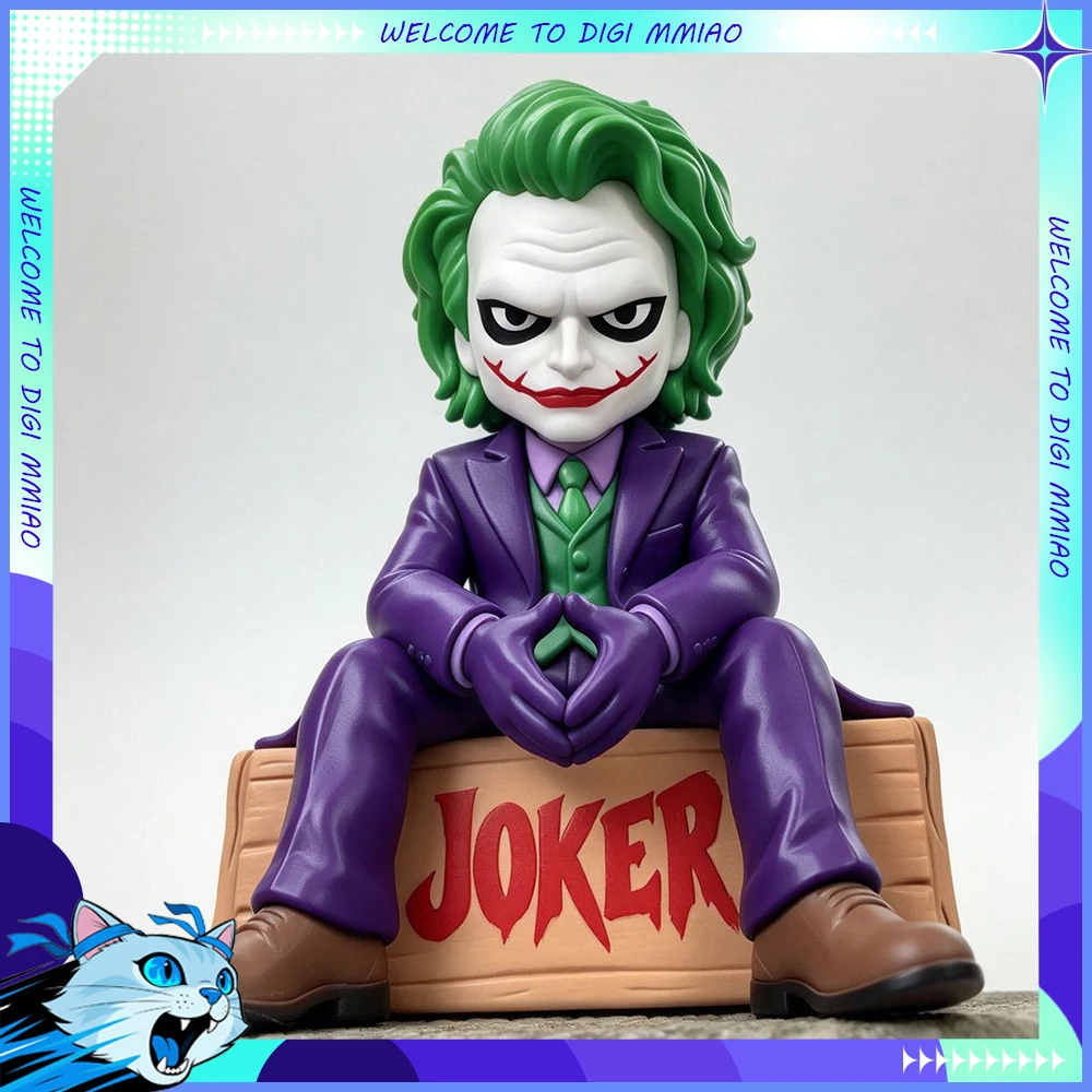 In Stock 16cm Anime JOKER Figure Q Version JOKER Action Figures Pvc Doll Decoration Statue Collection Model Toy Christmas Gift