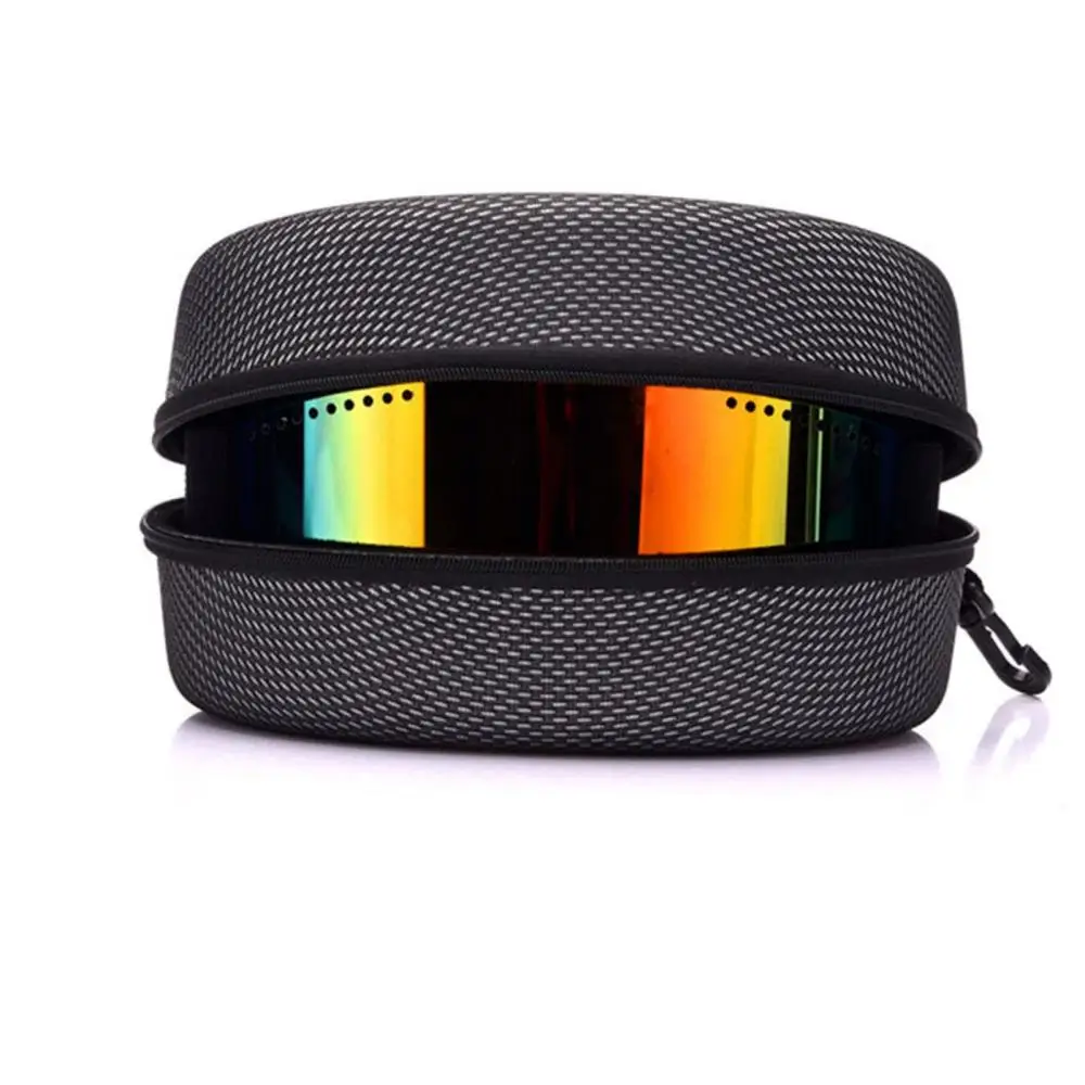 Hard EVA Ski Goggles Case Portable Zipper Protective Storage Bag Snowboard Skiing Eyewear Carrying Box Winter Sports Accessories