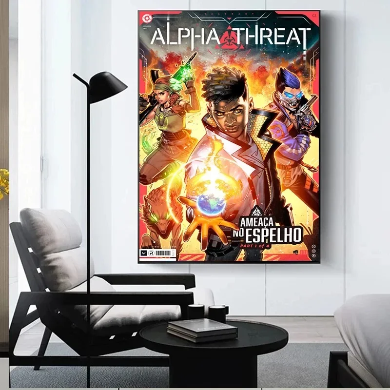 لوحة قماشية جدارية فنية على الإنترنت ملصق كوميدي شجاع رينا جيت ألعاب كاواي ديكور غرفة الألعاب هدية جمالية