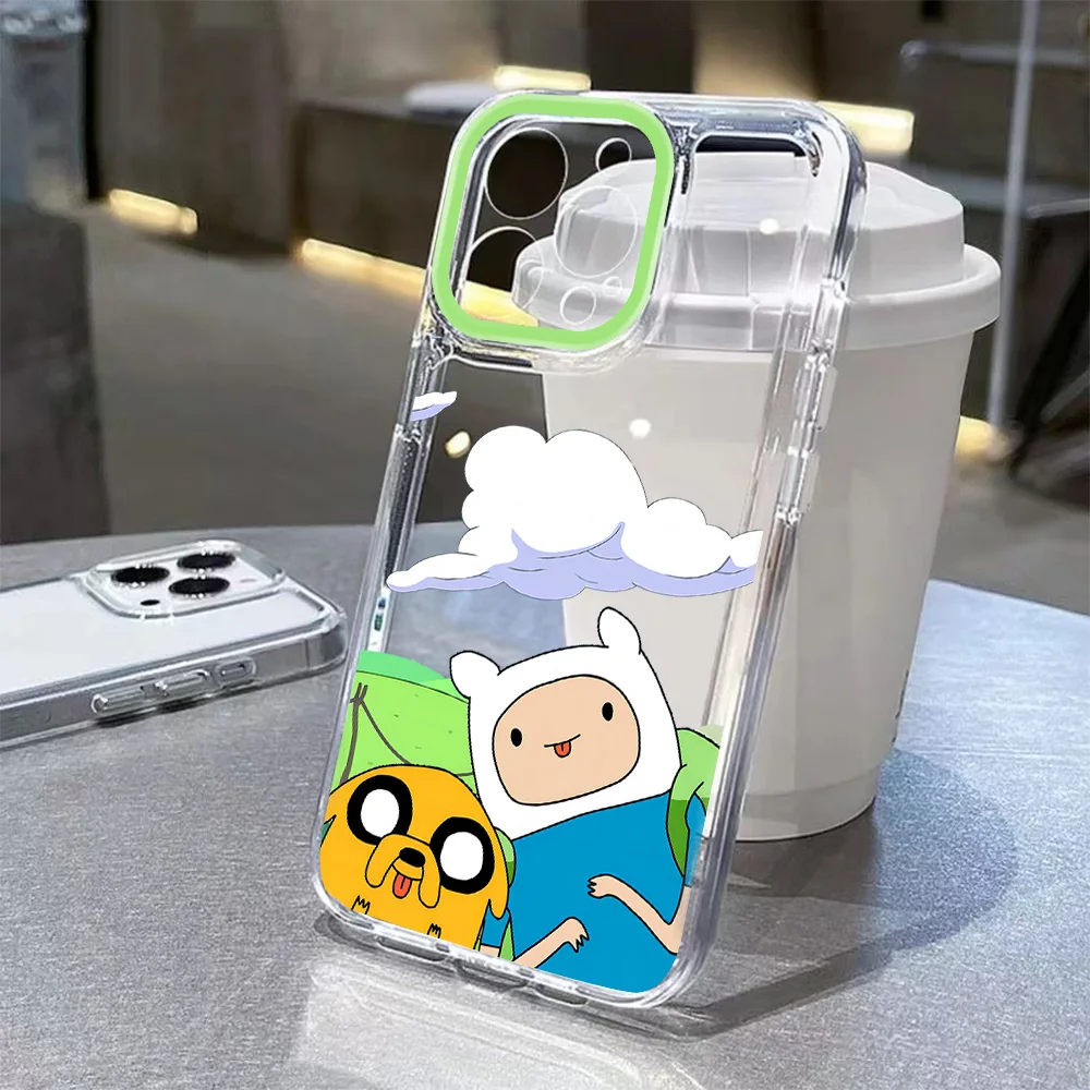 الكرتون مغامرة الوقت قضية الهاتف ل Xiaomi Mi 14 13 12 11 10 10T 14T Poco X6 F5 F4 X7 X4 X3 NFC لايت GT Pro 4G 5G واضح TPU