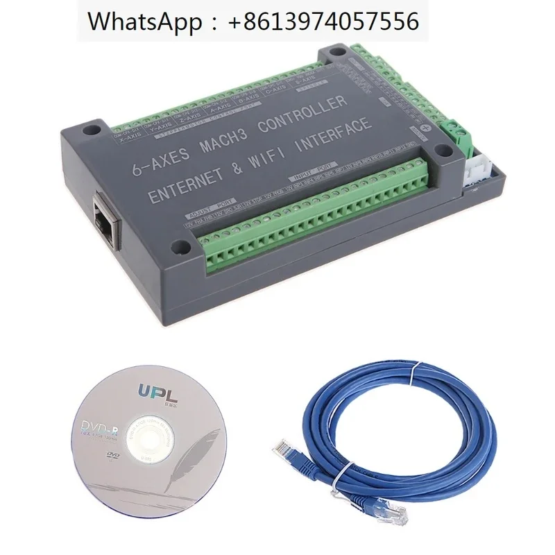 Ethernet mach3 controller for CNC with USB interface