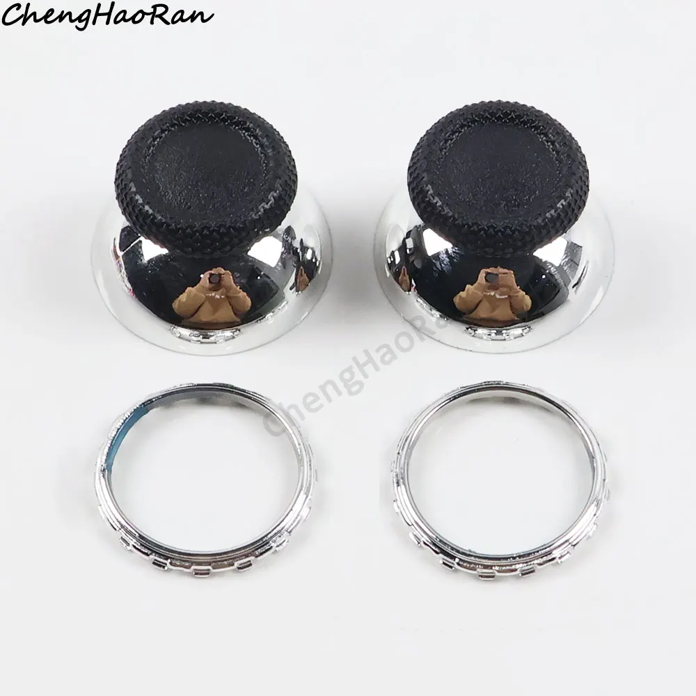 2 Stück für Dualsense 5 PS5 Controller 3D Analog Pilzkappe Thumbstick Joystick Abdeckung und Beschichtungsringe Reparatur Ersatzteile – Detail 9