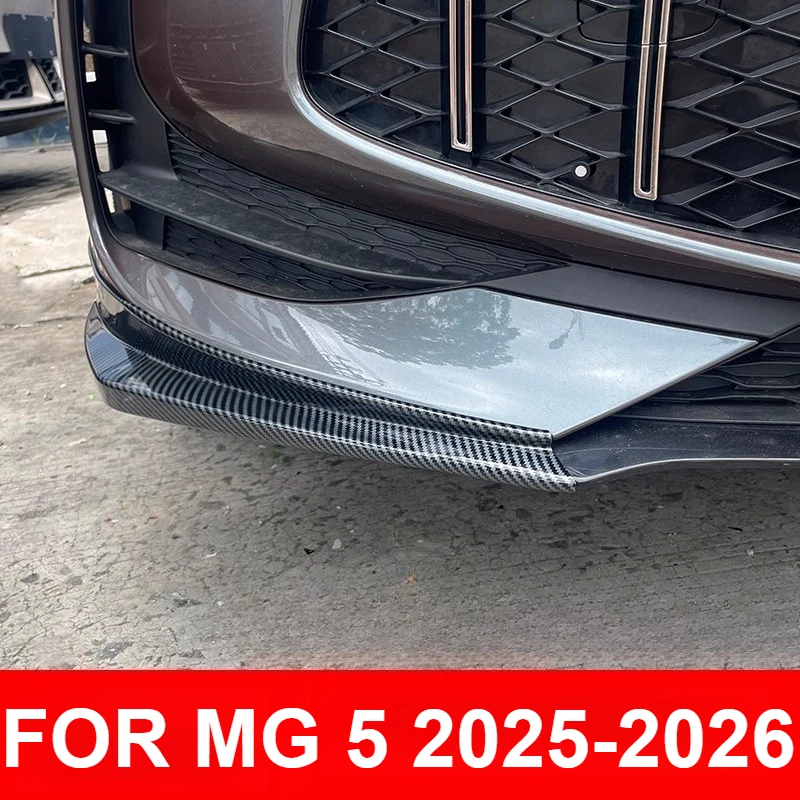 

Front Bumper Side Corner Protector Sticker Trims ABS Front Bumper Corner Strip FOR MG 5 2025-2026 Exterior Accessory