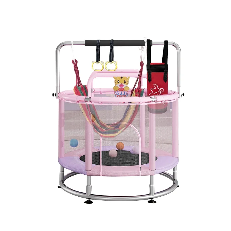 

Adults Park Kids Indoor Amusement Family Home Trampoline Baby Toys with Enclosure Net New