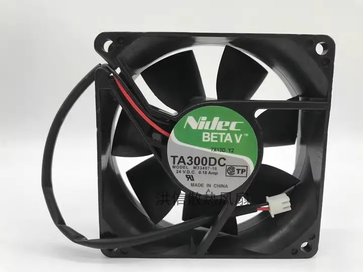 Free shipping original TA300DC M33407-16 DC24V 0.18A 8025 inverter cooling fan