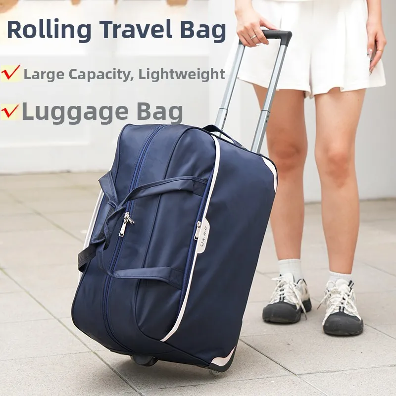 large-capacity-lightweight-travel-bag-with-wheels-handheld-bag-for-men-and-women-waterproof-luggage-bag-for-business-trips