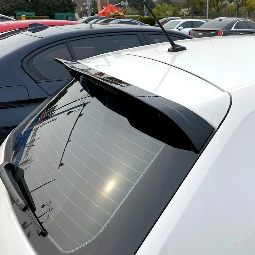 GTI Style Car Rear Roof Spoiler Wing For VW Polo 6 MK6 2019 2020 2021 2022 2023 2024 Tail Spoiler Wings Auto Body Kits Tuning - view 5