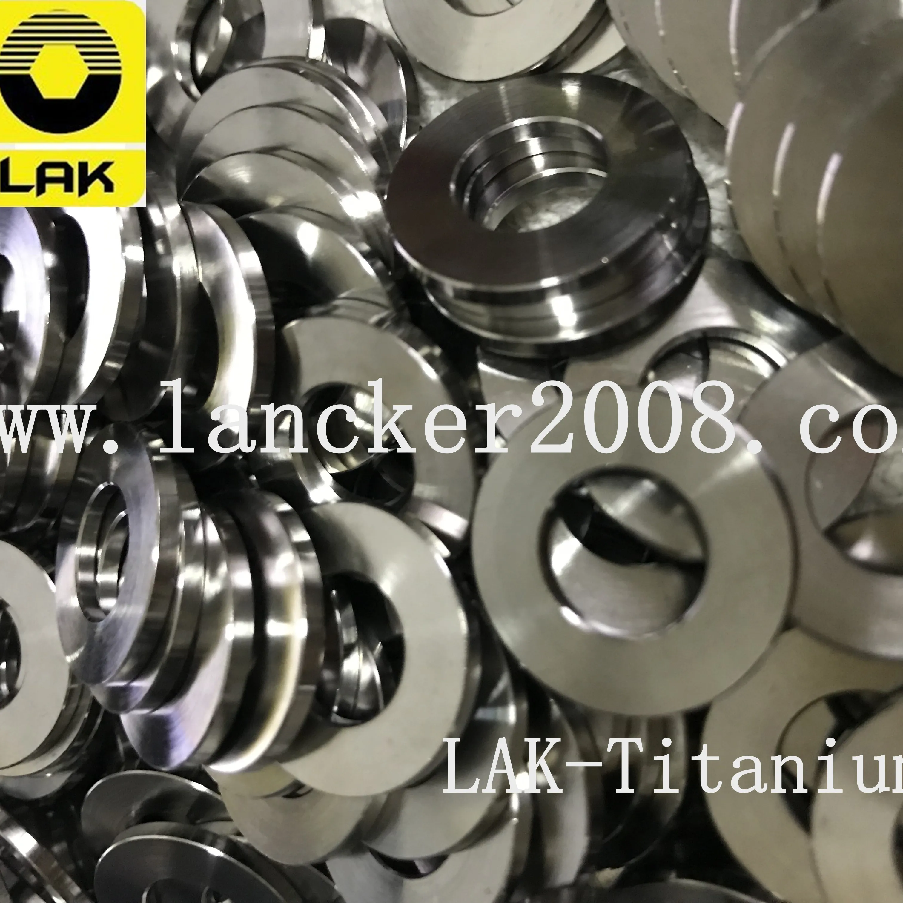 Accoding customer to produce CNC titanium plain Flat washer for M8 screw/bolt Gr5