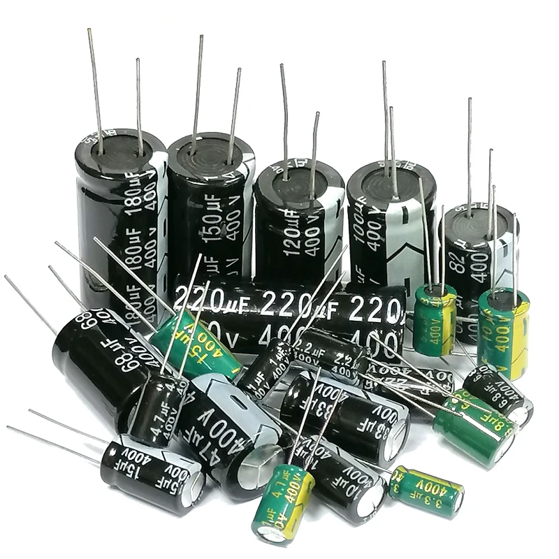 400v 1uf 2.2uf 3.3uf 4.7uf 6.8uf 8.2uf 100uf 22uf 33uf 47uf 68uf 82uf Aluminum Electrolytic Capacitor 400wv 400vdc 400v4.7uf