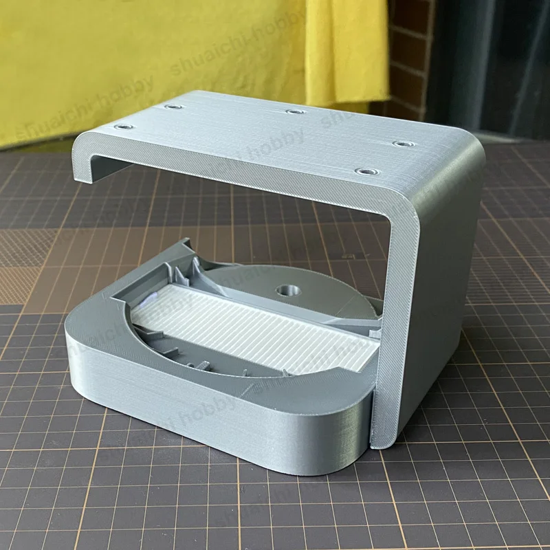 Support de bureau sous le bureau avec filtre HEPA, pièces de base anti-poussière pour Mac Mini m4, famille d'animaux de compagnie, 1 ensemble, PLA conflicket, 2024