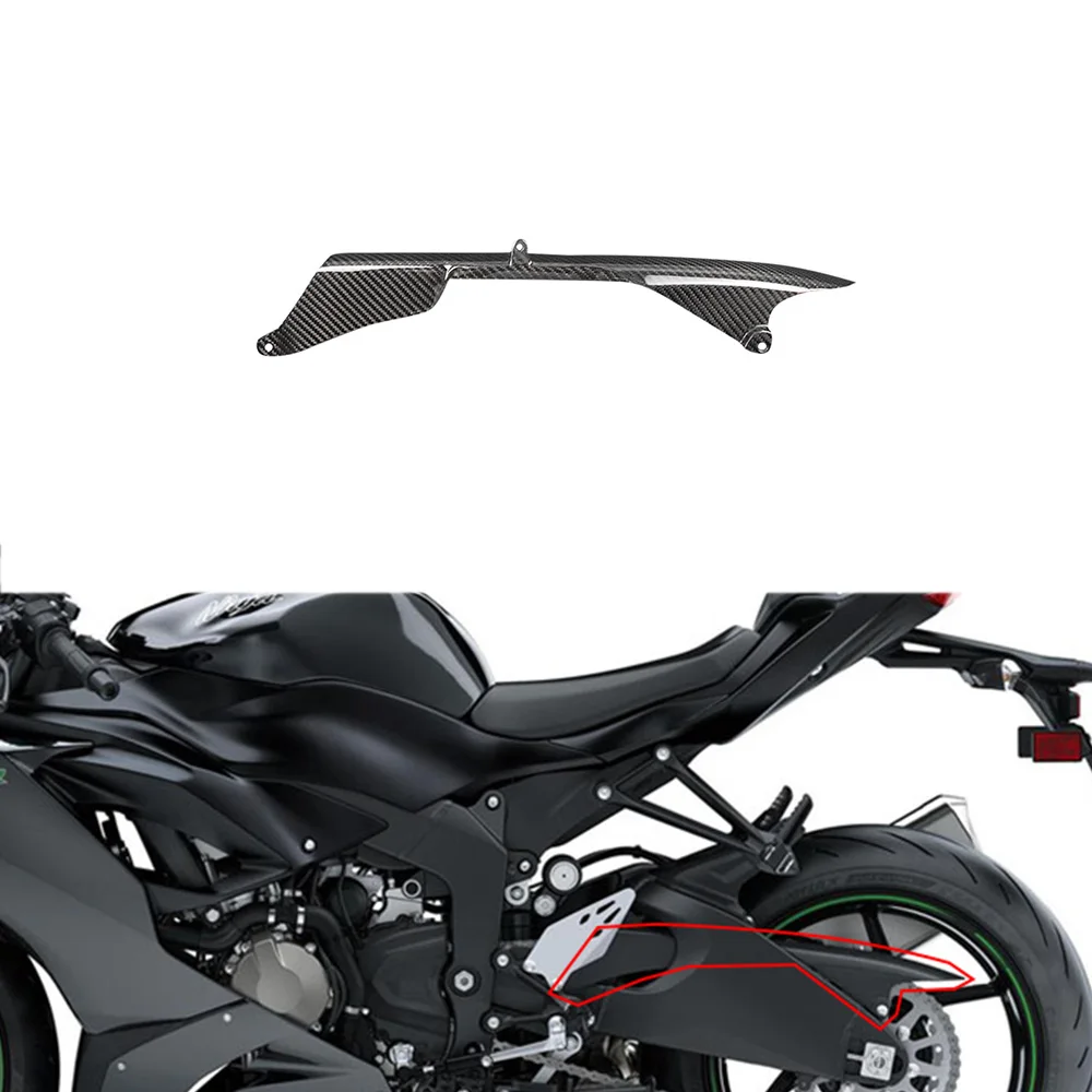 

Защита цепи из настоящего карбона для мотоциклов Kawasaki ZX-6R ZX6R 2019-2025 – Аксессуары и детали обтекателя