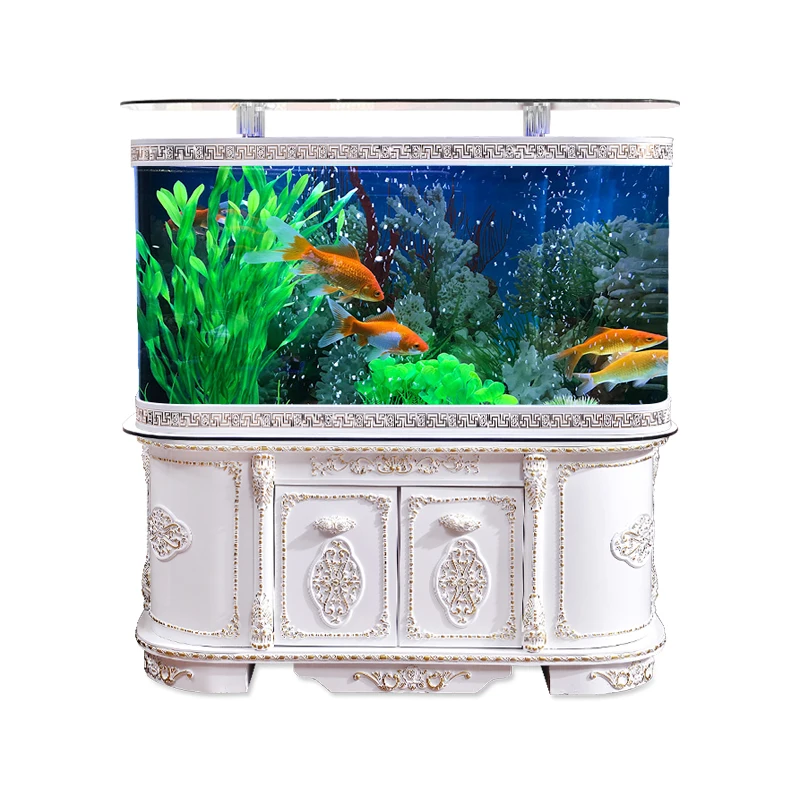 

Fish tank living room floor self-circulation water-free bottom filter ecological goldfish tank aquarium