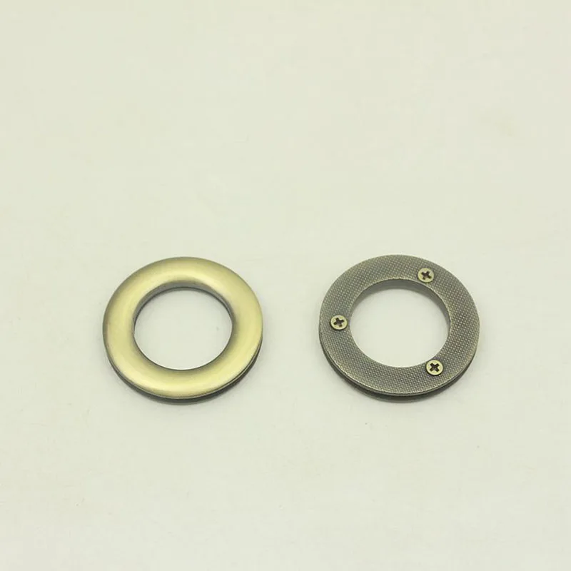 10Pcs 25mm Metal Screw O Ring Buckles Eyelet Screw Buckle for Hangbag Belt Strap Dog Chain Clasp Accessories Leather Craft