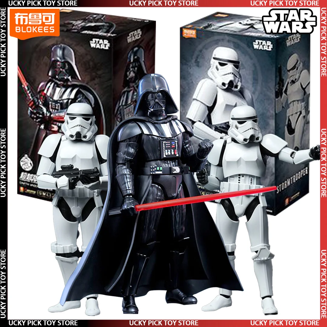 

Blokees Звездные войны Дарт Вейдер и Штурмовик Фигурки Чемпион Класс Мандалорская сборная модель игрушки Коллекционная