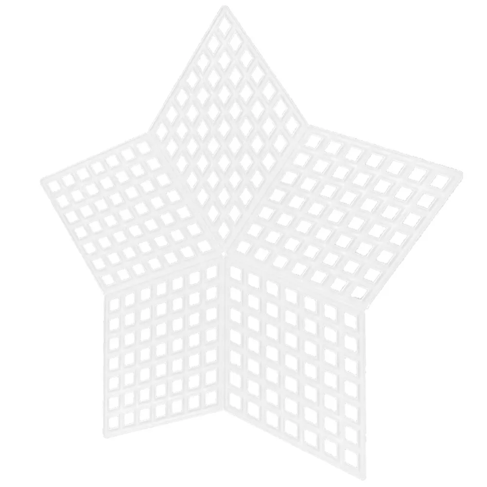 10 Stück Multifunktions-Webpads im Mesh-Design für Anfänger und Enthusiasten, Tasche, Basteltasche, Netzfolie, Kunststoff-Leinwandbögen