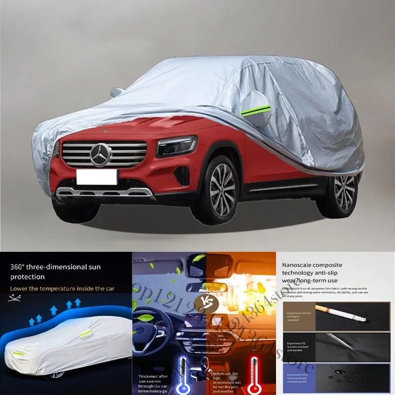 

For Mercedes Benz Glb fit Outdoor Protection Full Car Covers Snow Cover Sunshade Waterproof Dustproof Exterior Car cover