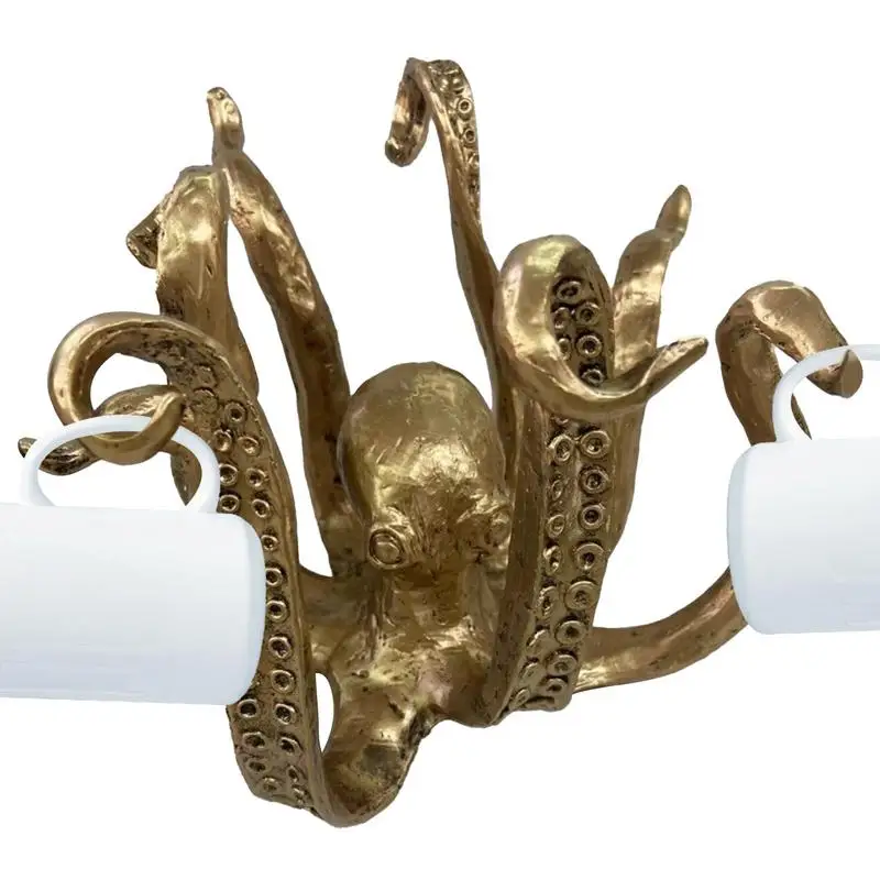 

Статуя осьминога, статуя осьминога из смолы, скульптура, подставка для чашки осьминог, забавный держатель для чашки, держатель для ювелирных изделий