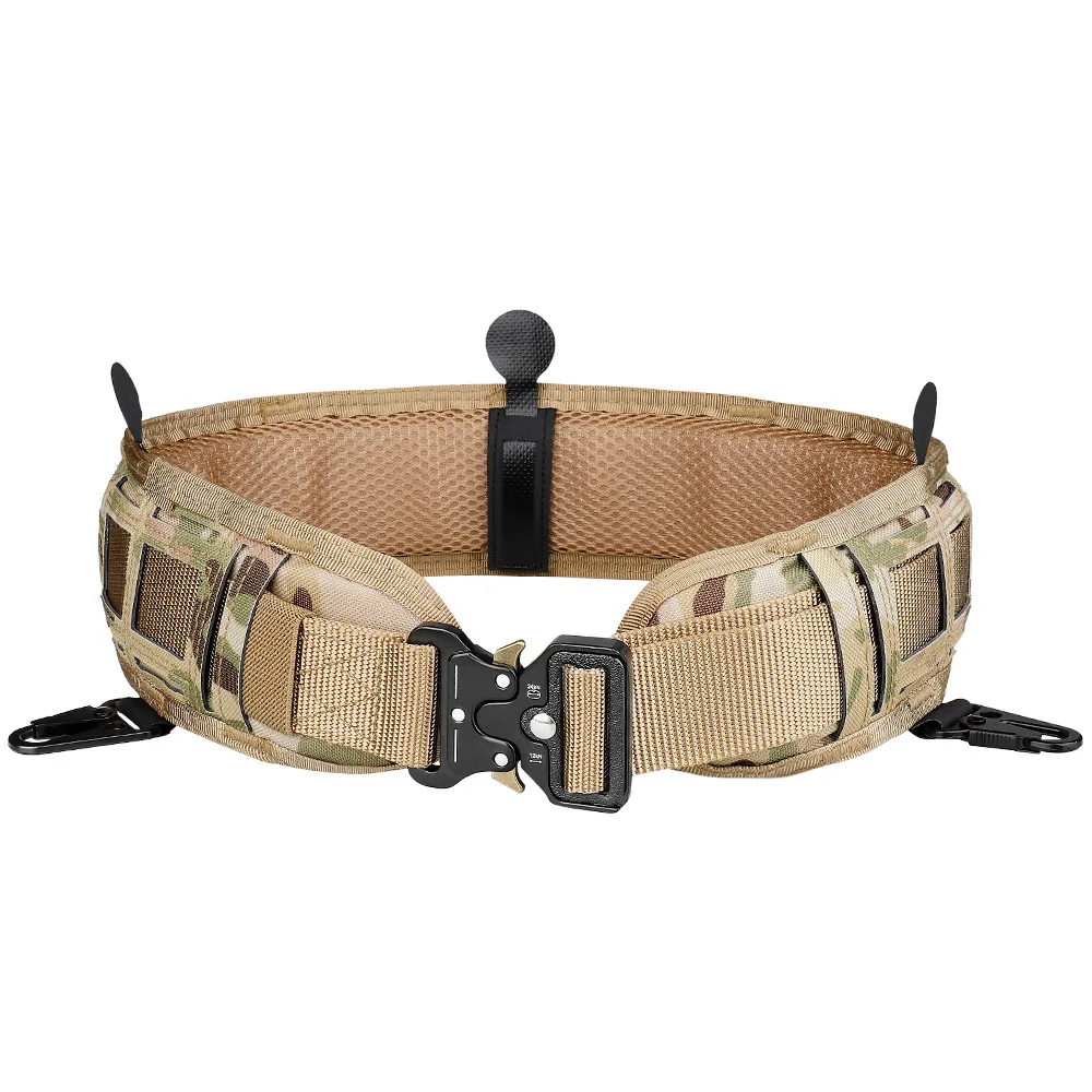 Tactical Belt Molle War Battle Military Equipment Nylon Girdle Adjustable Army Waistband Waist Support Working Hunting Belt