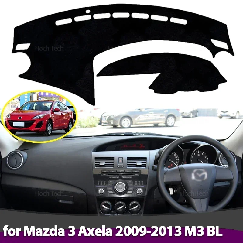 Car Dashboard Cover Avoid Light Pad Instrument Panel Mat Case Carpets for Mazda 3 Axela 2009 2010 2011 2012 2013 M3 BL