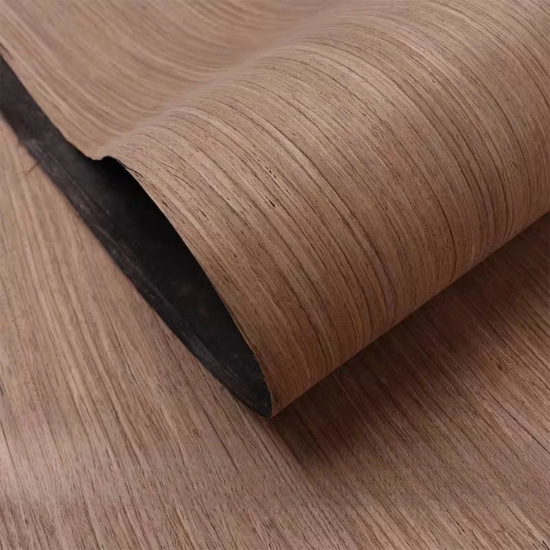 L:2.5Meter Breedte: 58Cm T:0.2Mm Fineer Voor Houten Deuren Hout Fineer Wit Eiken En Zwart Walnoot Fineer Meubelen