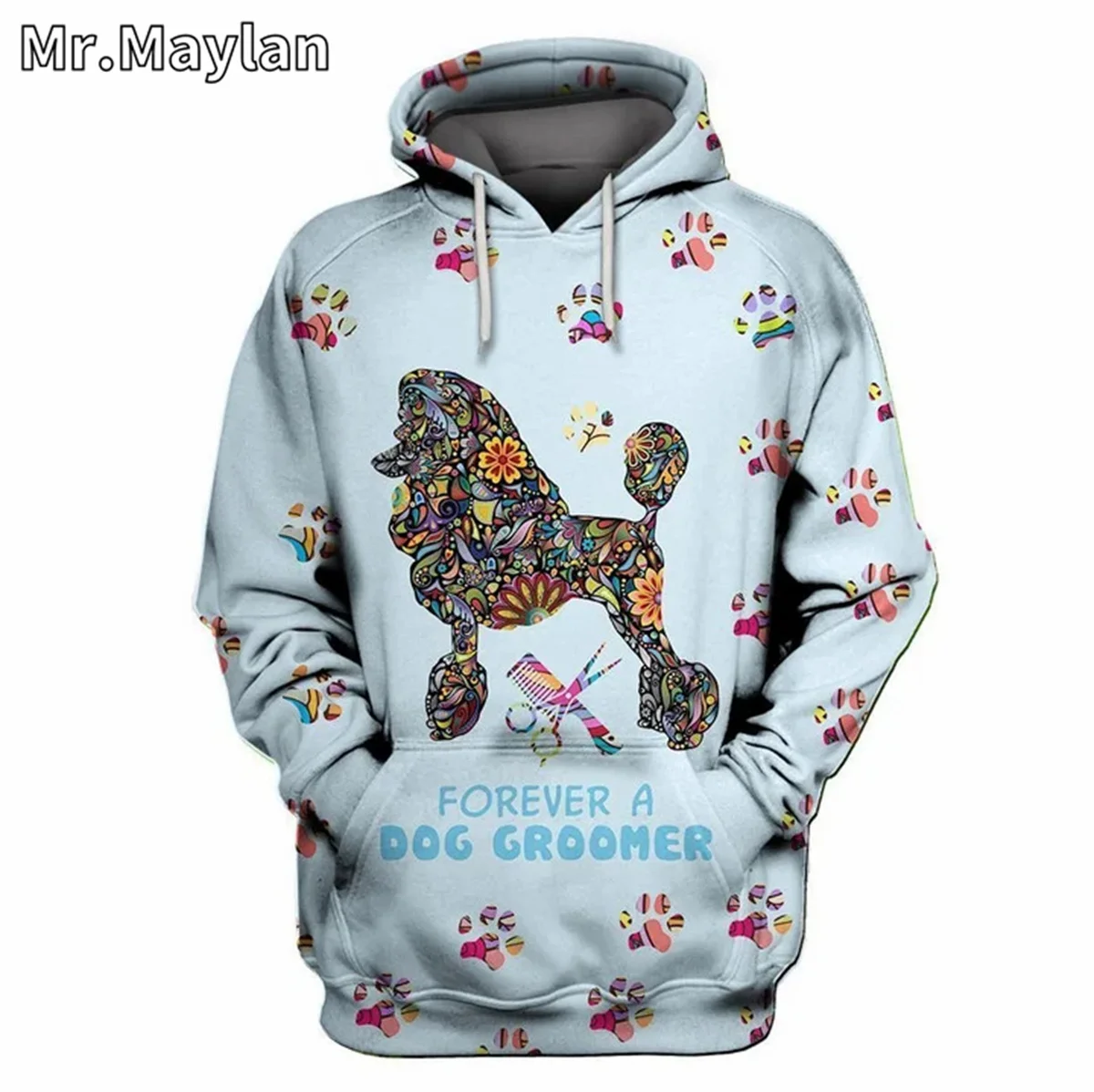 CUSTOM DOG GROOMER UNIFORM SALON PET 3D Printed Hoodie Men/Women Sweatshirt Streetwear Zip Pullover Casual Jacket Tracksuits-081