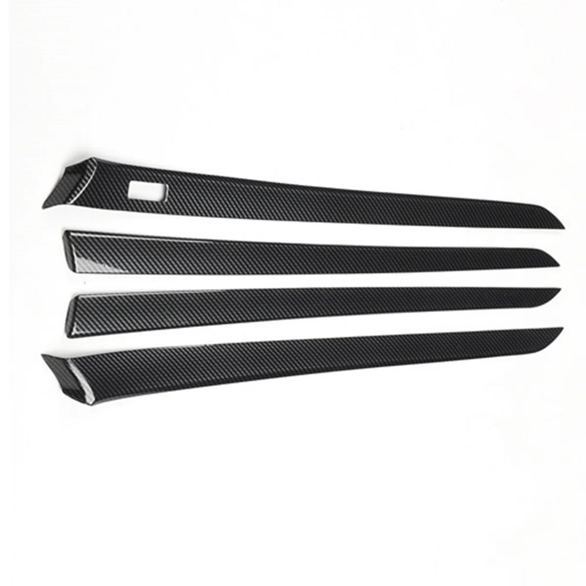 Car Interior Door Panel Decoration Strip Trim Moulding Sticker for Infiniti G37 G25 Q40 EX35 2010-2013 ABS Carbon Fiber