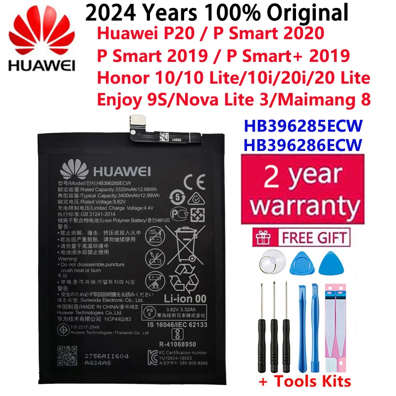 Original Batterie Für Huawei Honor Mate Nova 2 3 5A 5C 6A 7 7C 7A 7X 8 8A 8C 8X P8 9 Y9 P9 10 P10 20 P20 Lite Pro Plus Batterien