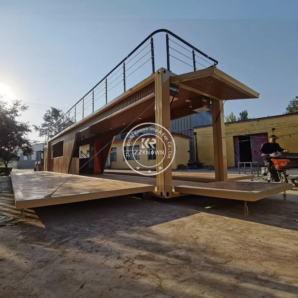 2025 Modular Future Beer Shop Mobile Store Trailer 20 pés 40 pés Recipiente pré-fabricado personalizado Coffee Shop