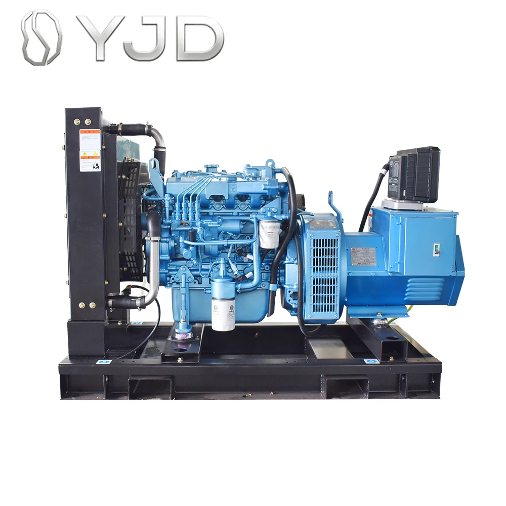 High Power 30kw 37.5kva Silent Type Open Frame Diesel Generators ATS