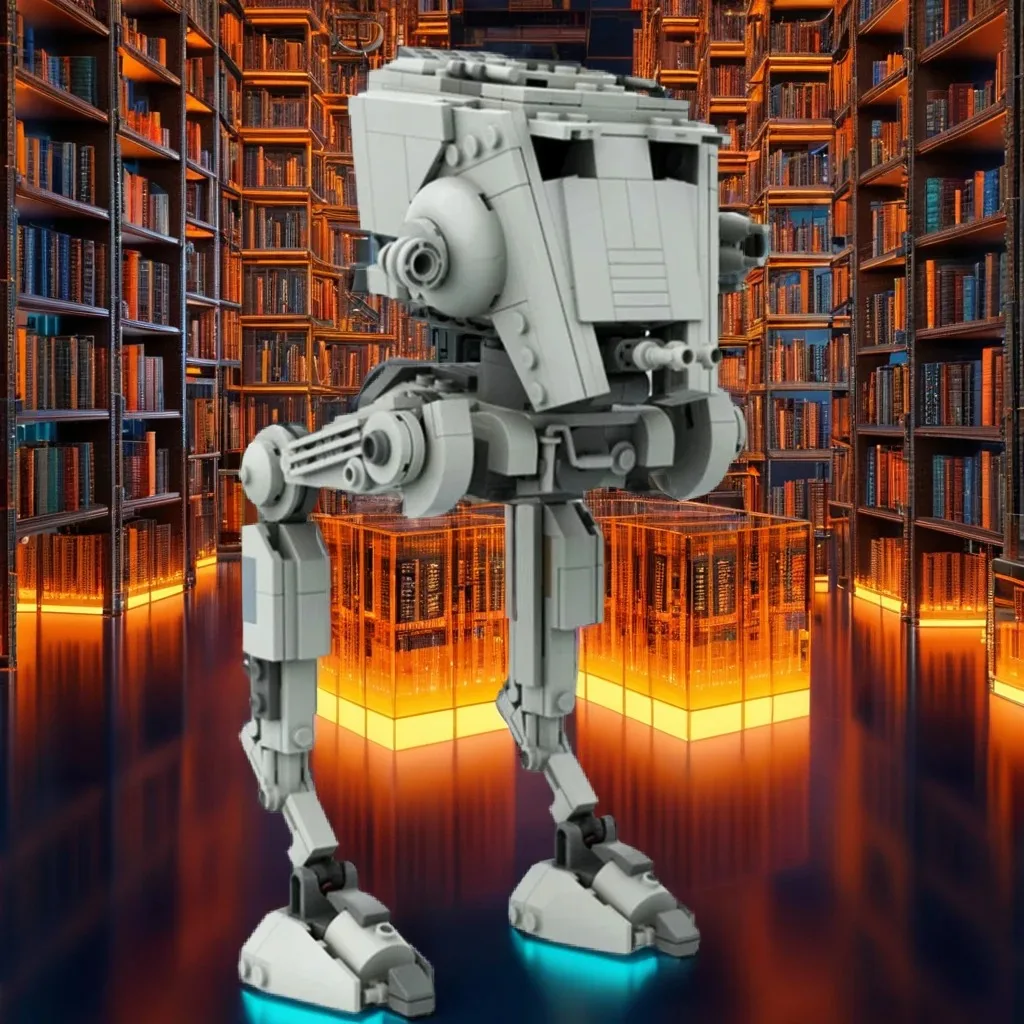 

443 шт. MOC AT-ST ходунки прочные модели DIY строительные блоки игрушки на день рождения подарок