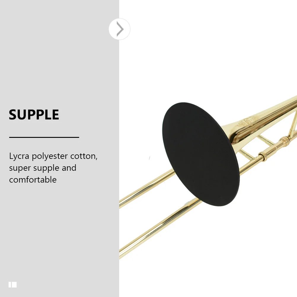 Trombone Horn Cover Musical Instrument Bell Dust-proof Cover Muffler Accessory for Trombone Saxophone Tuba Brass Instrument