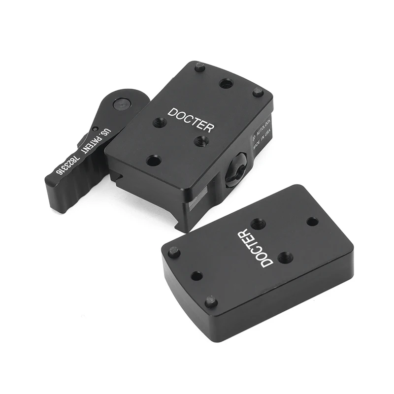 RM QD جبل مع لوحة الناهض ل RMR نقطة حمراء صغيرة البصر قفل تلقائي صالح 20 مللي متر ويفر بيكاتيني السكك الحديدية في الأوراق المالية #6