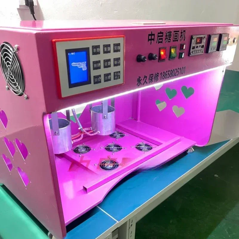 

Машина для сахарной живописи от производителя: высококачественная коммерческая машина для сахарной живописи Zhongqi, хит продаж