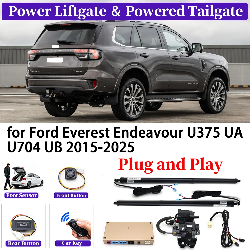 for Ford Everest Endeavour U375 UA U704 UB 2015-2025 OEM Car Automatic Power Liftgate Kit Smart Auto Electric Tailgate System