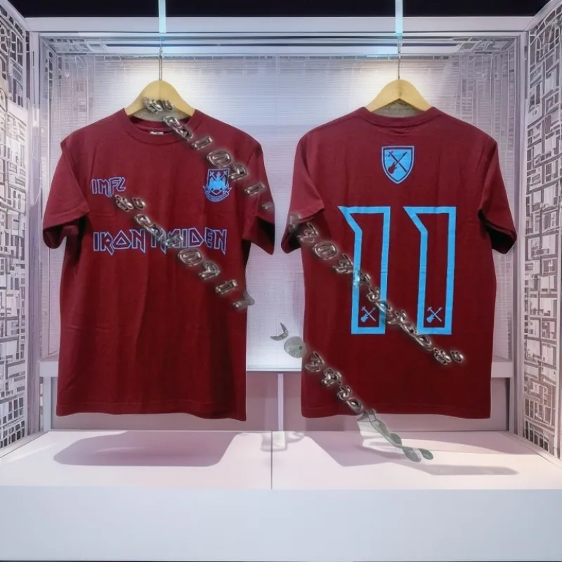 

2025 Summer hot sell West Ham Iron Maiden Special Edition T-Shirt Football Jersery Training Uniform Quick Drying Breathable
