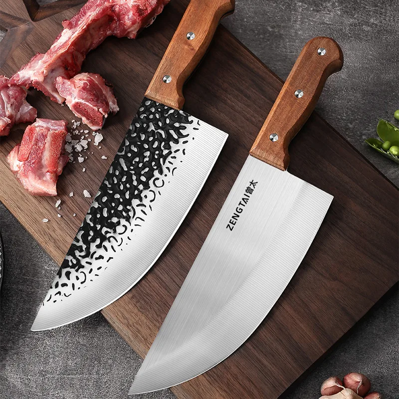 

Forging Hammer-patterned Boning Knife Household Kitchen Knife Cutting Slicing Chopping Chopping Knife Slaughtering Knife