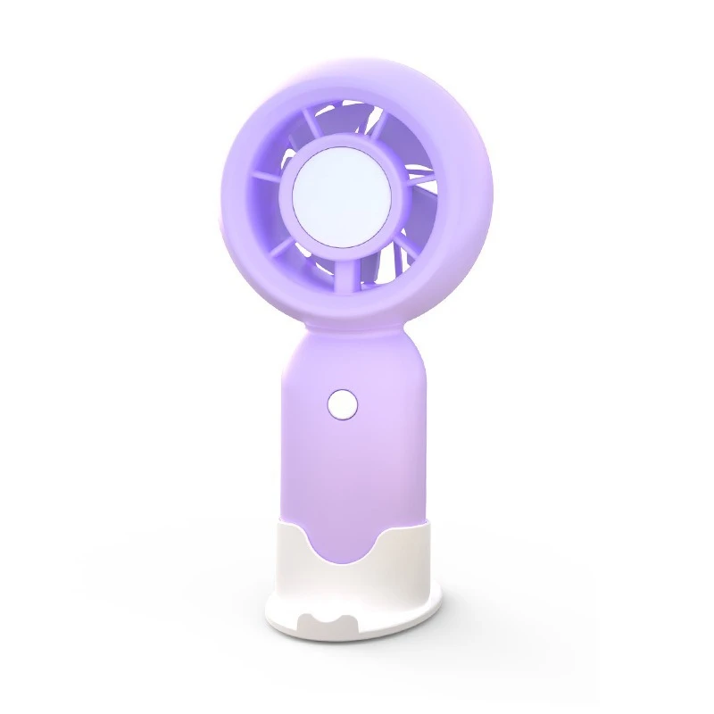 New 3-Speed Handheld USB Mini Electric Fan - Portable with Stand for Students, Desktop, Dormitory, Outdoor & Car Use