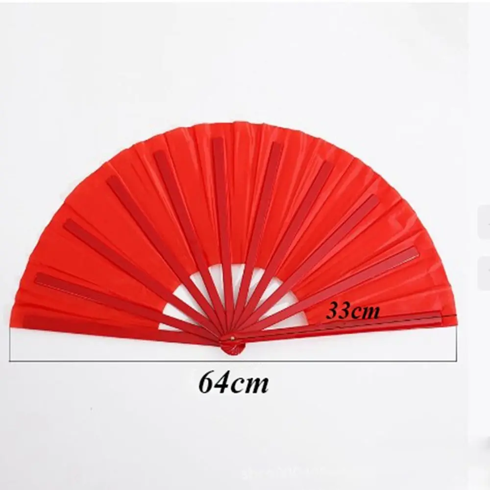 33 cm Chinese Tai Chi Yoga Kung Fu Fan Plastic Bone Chinoiserie Gift Dansvoorstelling Fan 10 Stijlen Hand Opvouwbare Podium fan