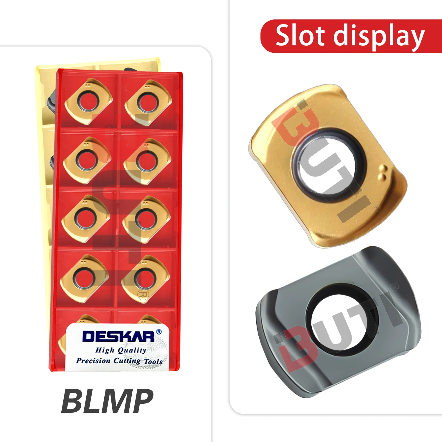 DESKAR 100% الأصلي مخرطة CNC إدراج BLMP0603R-M BLMP0904R-M LF6018 LF6028 عالية الجودة على الوجهين تغذية سريعة طحن إدراج