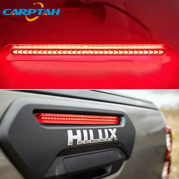 1pcs LED rear fog lamp for Toyota Hilux Revo 2015 - 2021 car LED bumper light brake dynamic turn signal indicator reflector