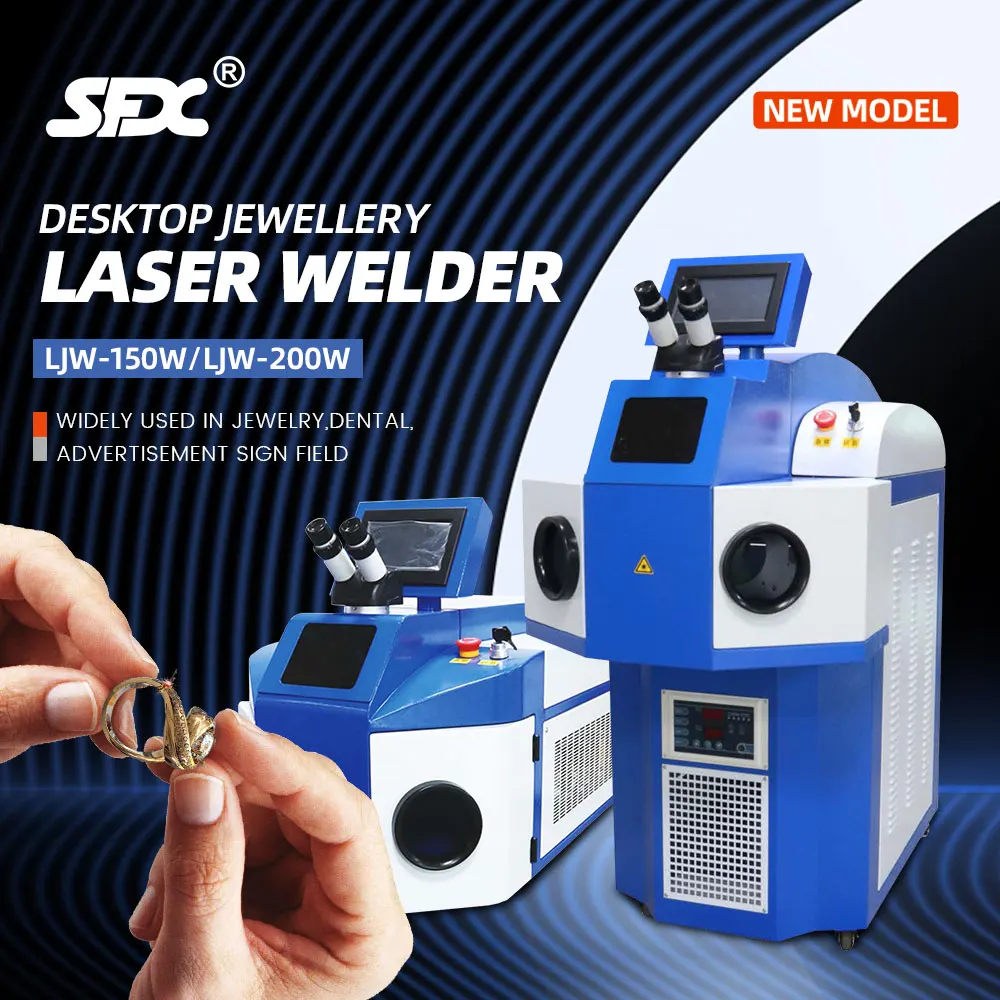SFX 150W เครื่องประดับ Spot เครื่องเชื่อมเลเซอร์เครื่องเชื่อมมือถือเลเซอร์เครื่องเชื่อมโลหะจัดส่งฟรี US การจัดส่ง